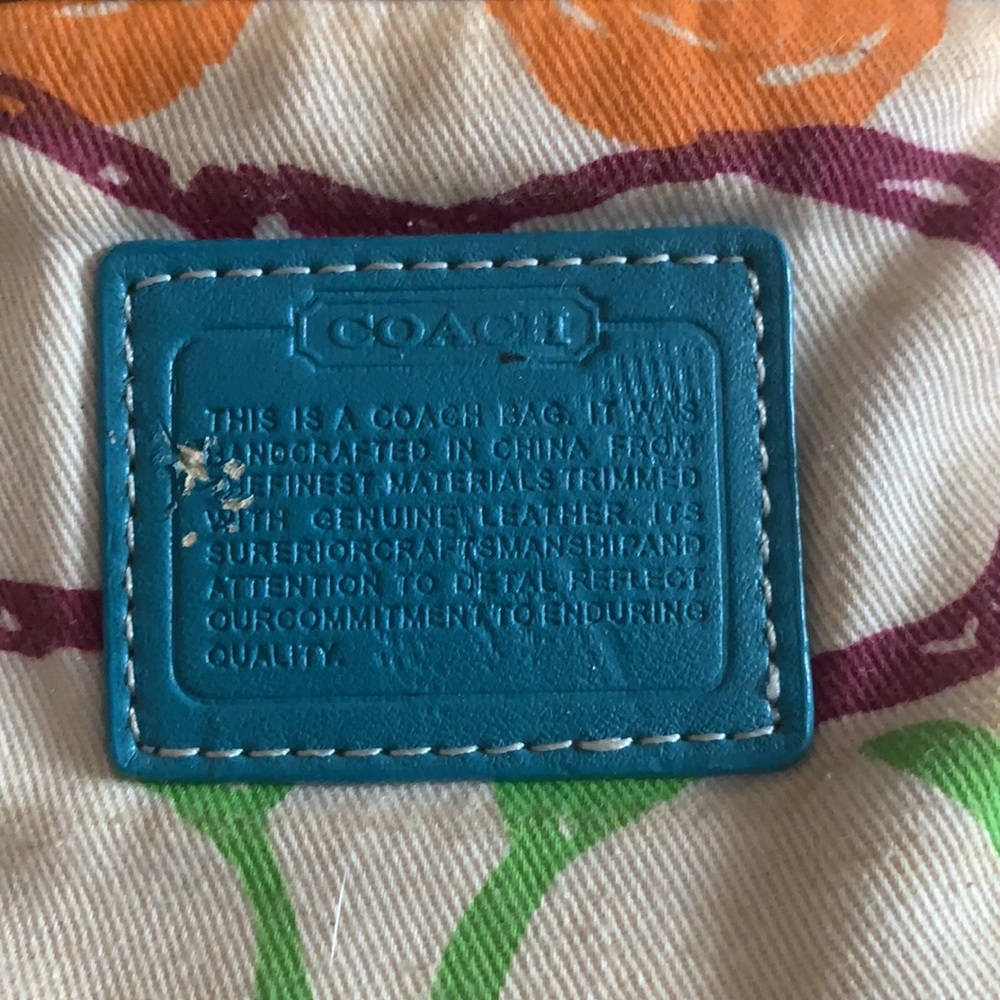 Colorful Coach Initial Bag - Picture 2 of 4